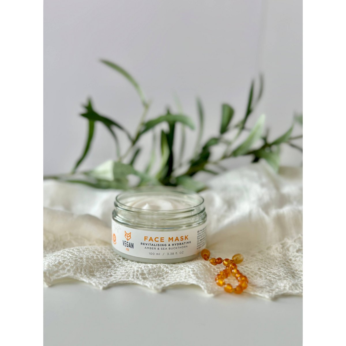 Mascarilla facial revitalizante e hidratante