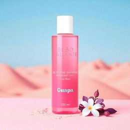 Gel de ducha - Champú espumoso 2 en 1 - GUAPA - Almizcle blanco