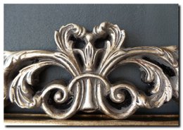 Specchio Rufino Bronzo Argento Antico