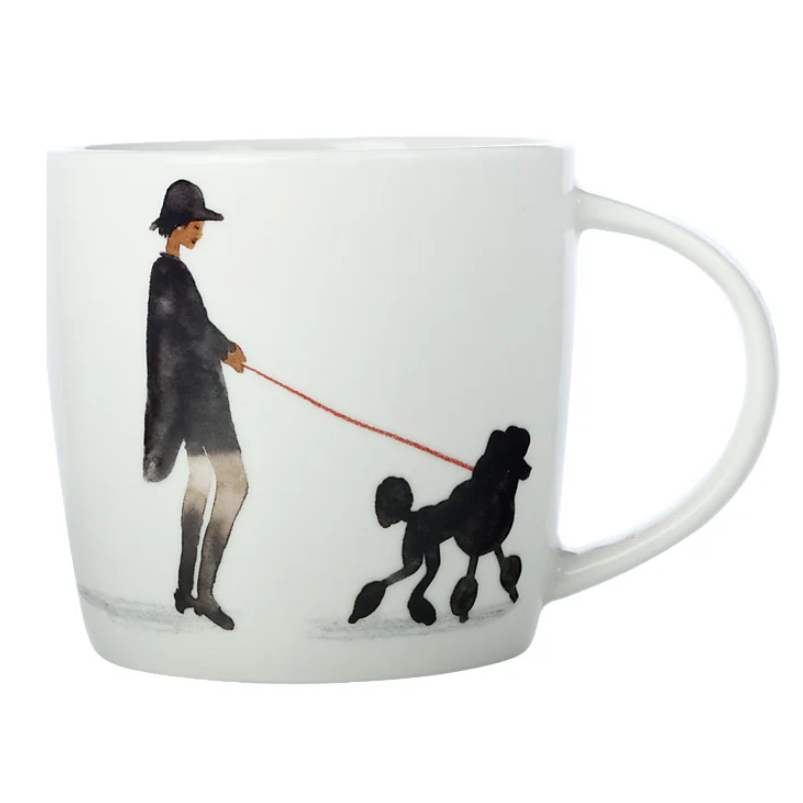 M&W FURRY FRIENDS Mug 400ml, Fashion Poodle, giftbox