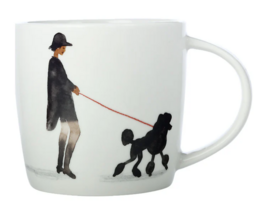 M&W FURRY FRIENDS Mug 400ml, Fashion Poodle, giftbox