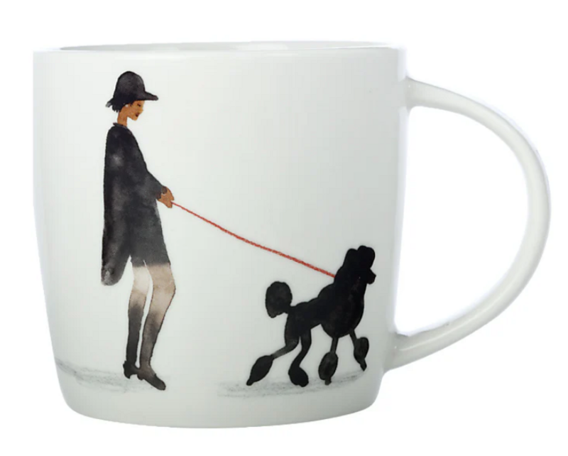 M&W FURRY FRIENDS Mug 400ml, Fashion Poodle, giftbox