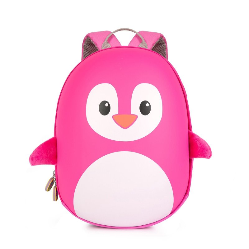 Boppi - children's backpack - penguin (pink)