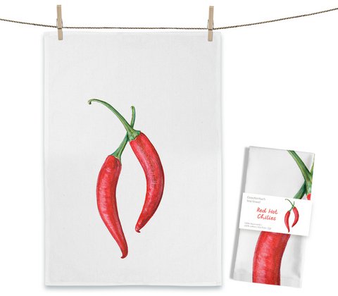Geschirrtuch Red Hot Chilies