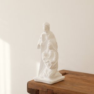 Christmas Crib Ceramic Nativity Scene - One Piece