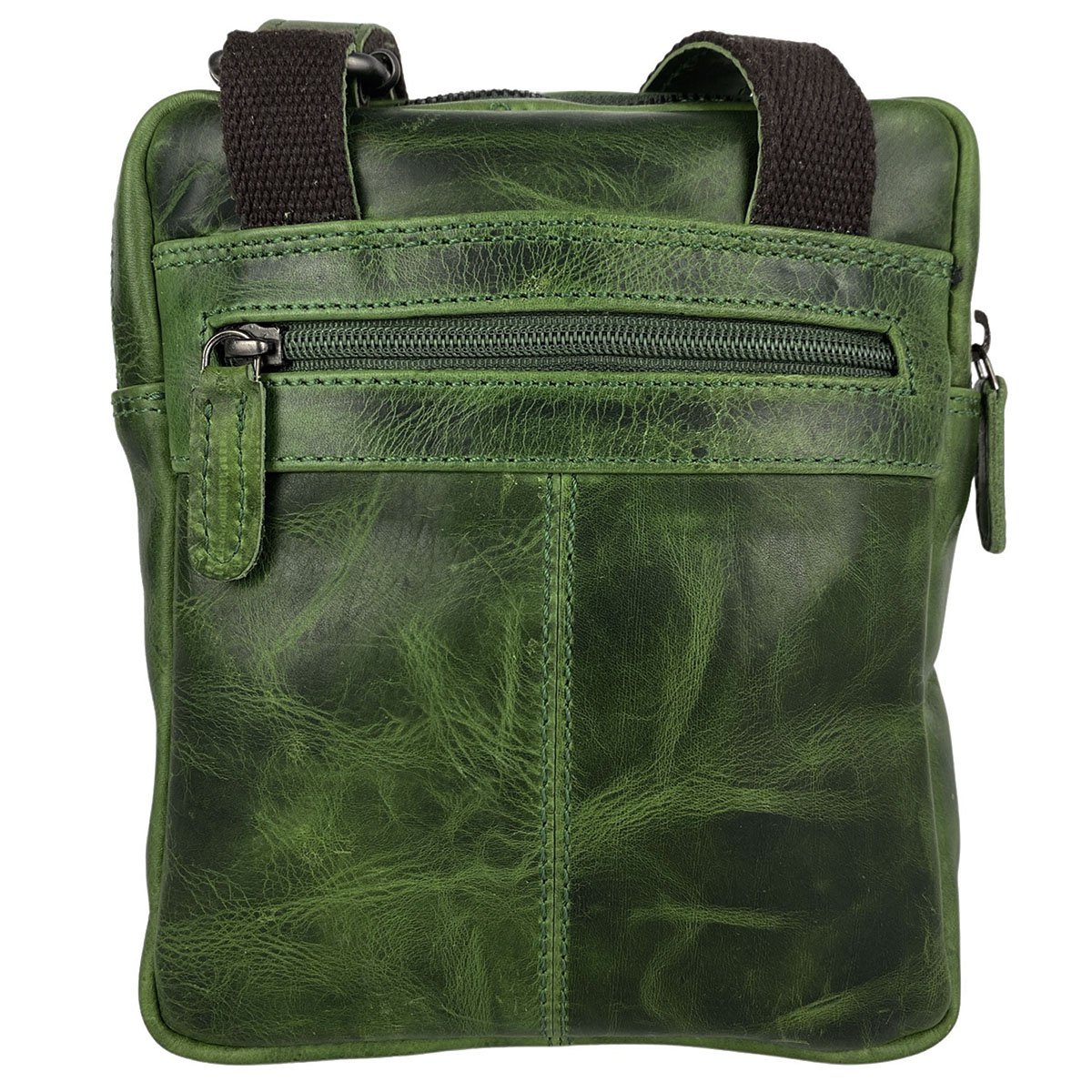 Skuldertaske eller Crossbody-taske i 6 farver glat læder med justerbar skulderrem