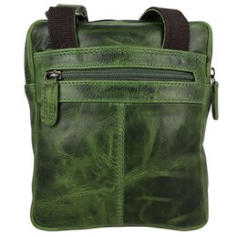 Skuldertaske eller Crossbody-taske i 6 farver glat læder med justerbar skulderrem