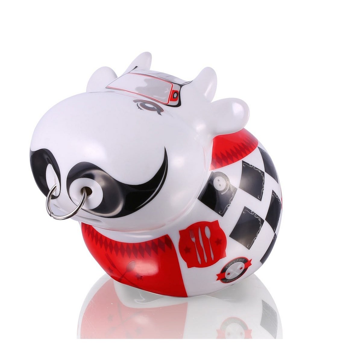 Big Money Bank, tirelire, porcelaine, Cow Chef