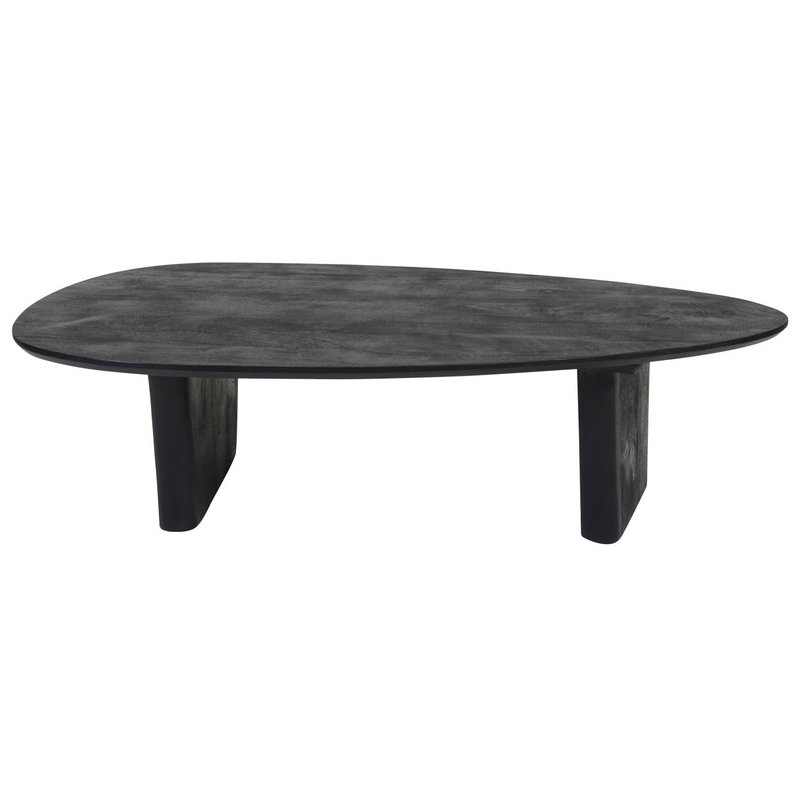 Coffee table Rudo 135 x 75 cm - Black Mango wood
