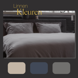 Linen Duvet Cover Set Cloudy Gray