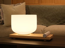 ZENLUMEN med 10'' syngeskål - Bordlampen til afslapning og fokus