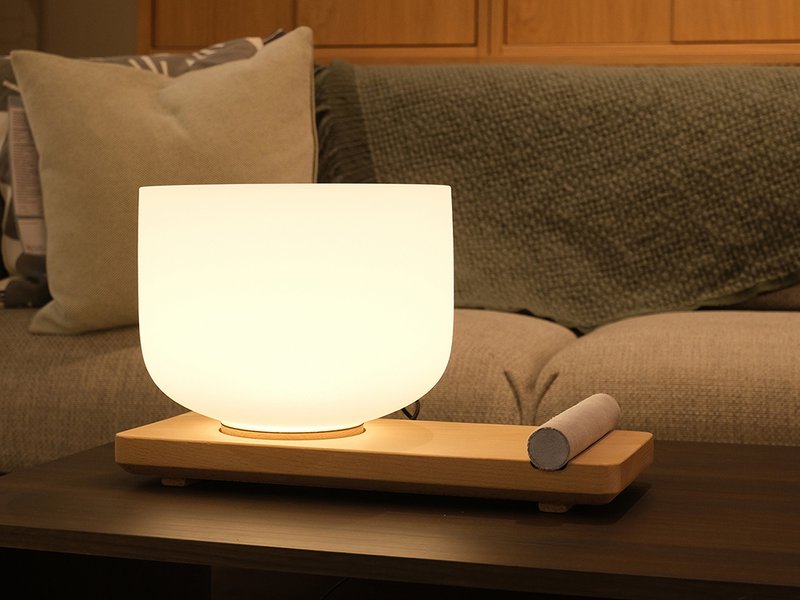 ZENLUMEN med 10'' syngeskål - Bordlampen til afslapning og fokus