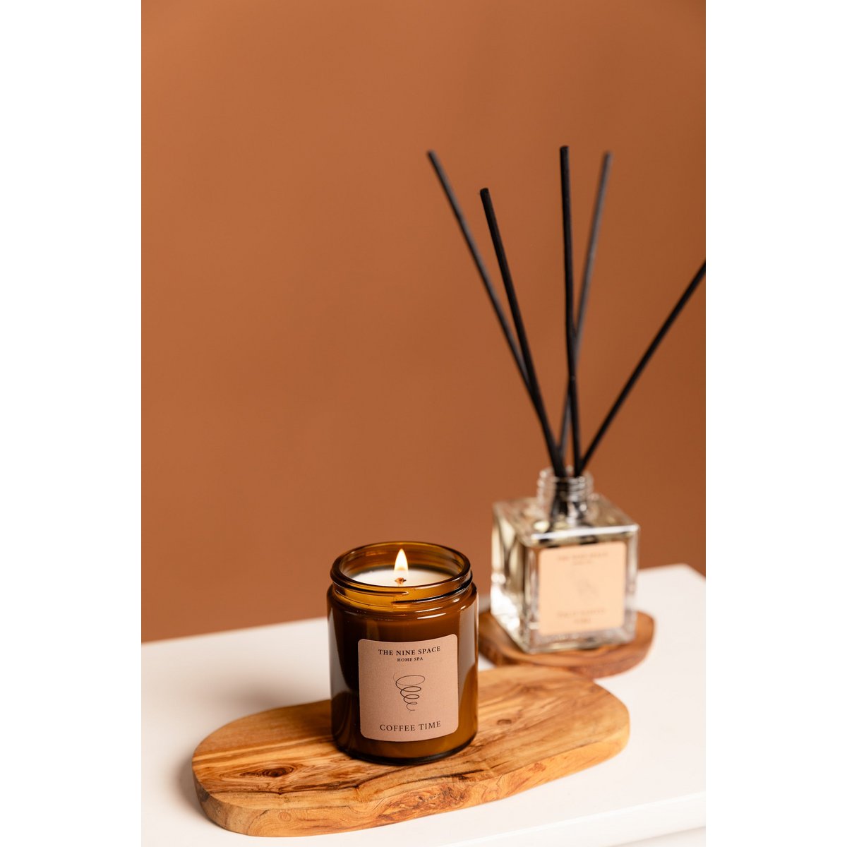 VANILLA Vibe candle - brown glass