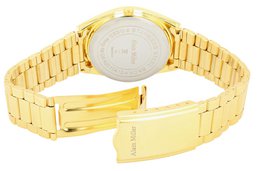 Alain Miller unisex watch with metal strap, Ø 36.5 mm, gold/silver