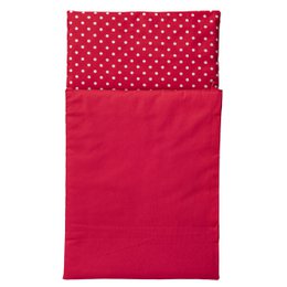 Van Dijk Toys Comforter - Rød med hvide prikker