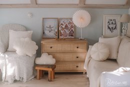 Fluffy Boucle Cloud Pillow "White teddy"