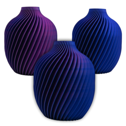 Vase Nova 3D - Vase imprimé en 3D - PLA durable - Convient aux fleurs artificielles