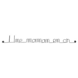 Wire Wall Decoration "A Golden Mom" ​​- Mother's Day Gift
