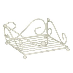 Serviettenhalter - weiss 18cm