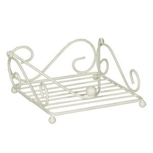 Serviettenhalter - weiss 18cm