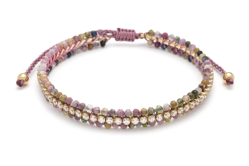 Bracciale multi-perla a 3 file MINERVE