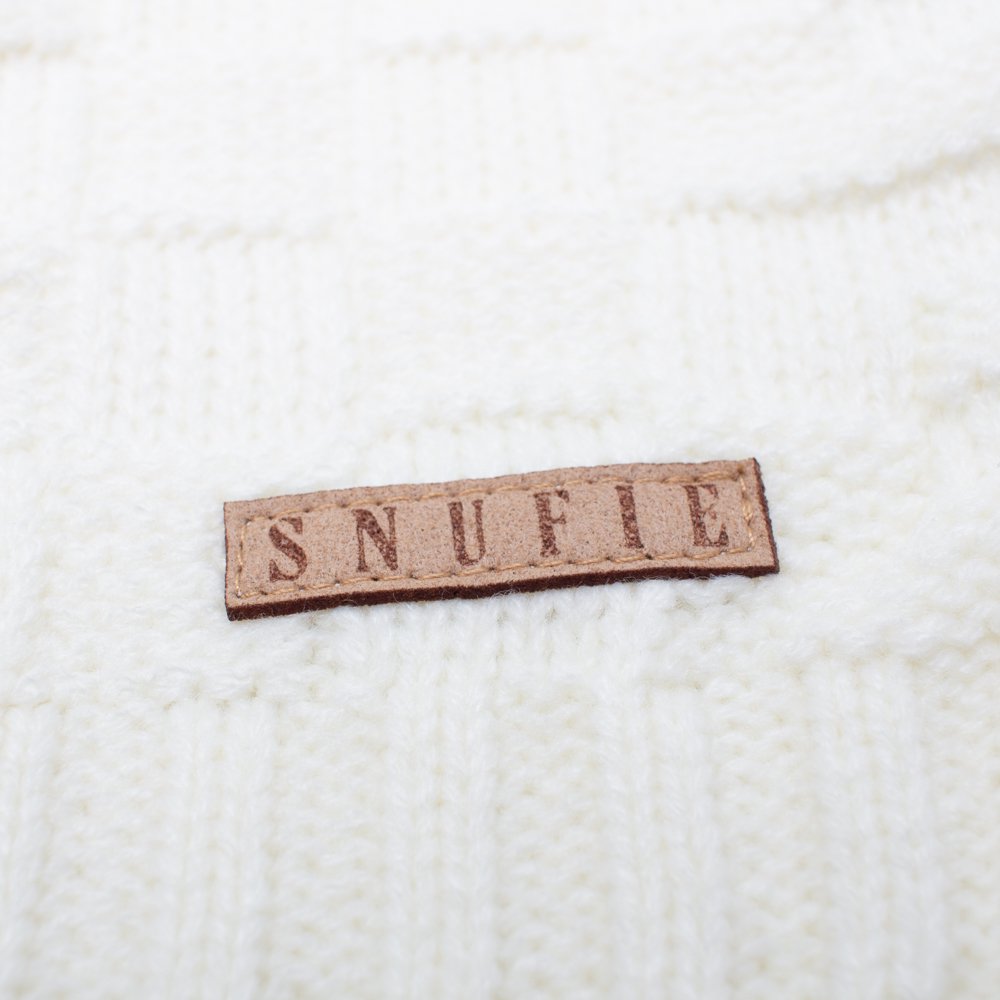 Couverture bébé | PANIER | Blanc
