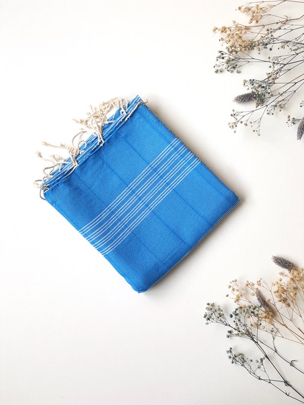 Asciugamano turco / Set di 2 pezzi / Pestemal o Fouta / 100% cotone