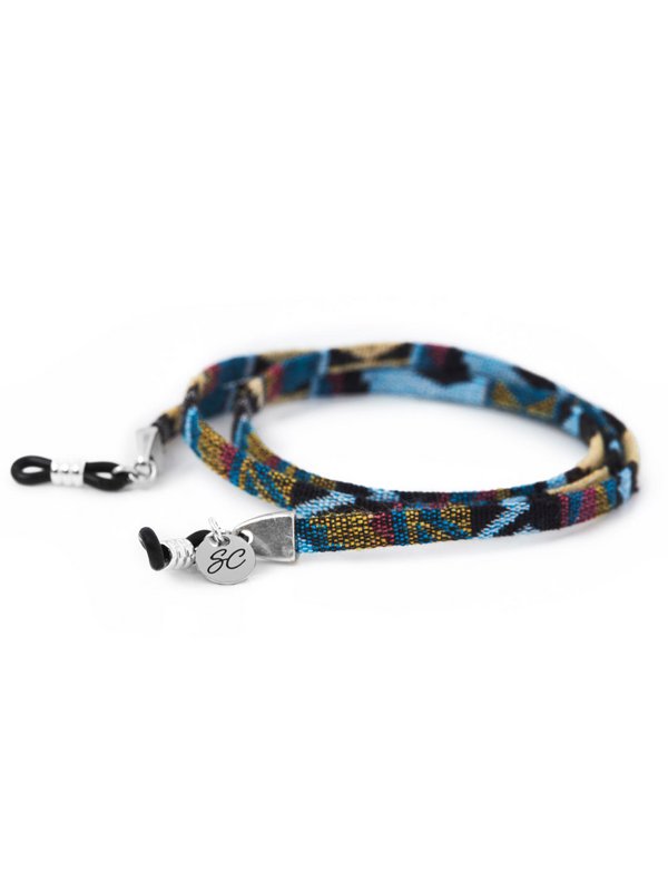 Aquamatblau | Brille Nabelschnur Herren