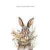 Eco kaart - Feeling better bunny