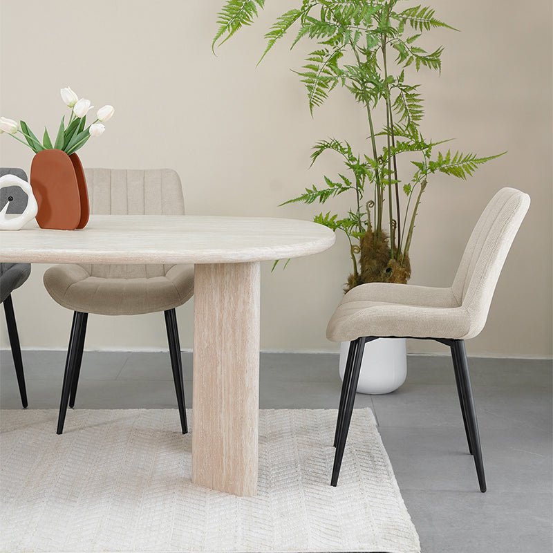 Silla de comedor Jarvis [juego de 2] [tela de lino]
