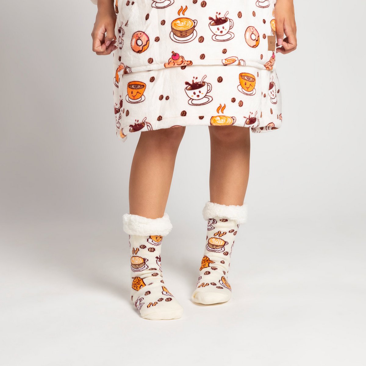 Vitapur - Hoodie blanket + socks - Coffee time