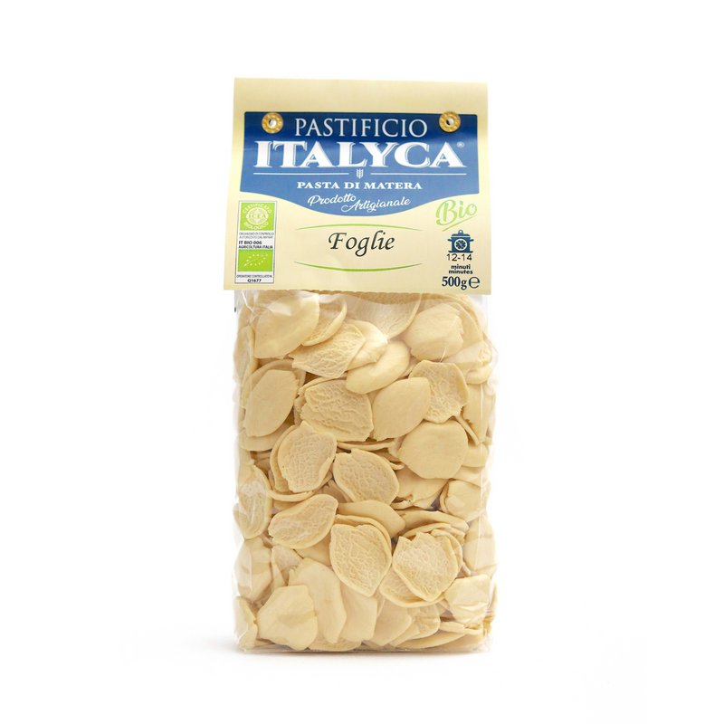 BLÄTTER 500G HANDWERKLICHE BIO-PASTA, 100 % ITALIEN