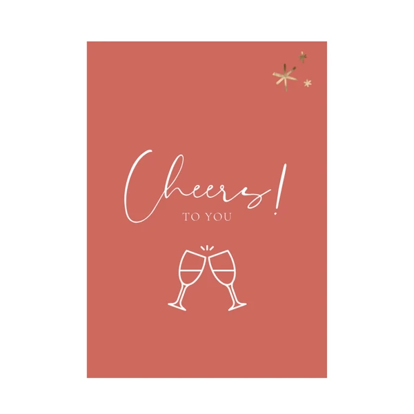 Karta Cheers - urodziny lub coś do świętowania