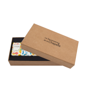 White box of 10 small soaps (5refs x 2)
