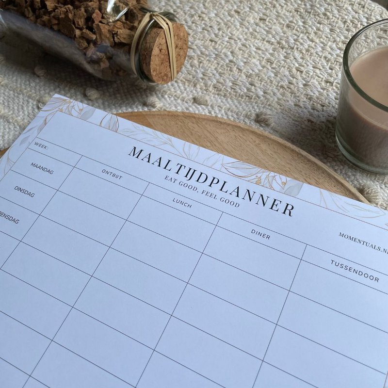 Maaltijdplanner A4