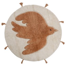 Round children's carpet Bohobird "toast"