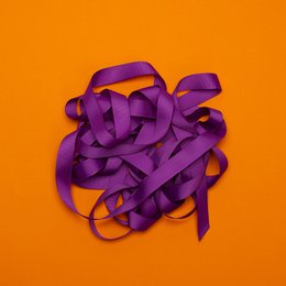 Gift ribbon purple, purple ribbon easy to tie, 16mm x 5m purple grosgrain ribbon for wrapping gifts