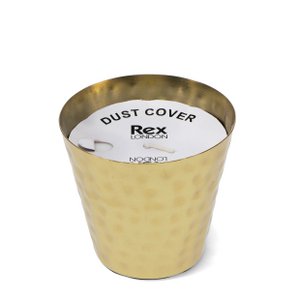 Scented candle - Gold tone hammered metal
