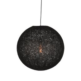 Suspension Hazer Twist / Noir - Lin - L 45 x 45 x 45 cm