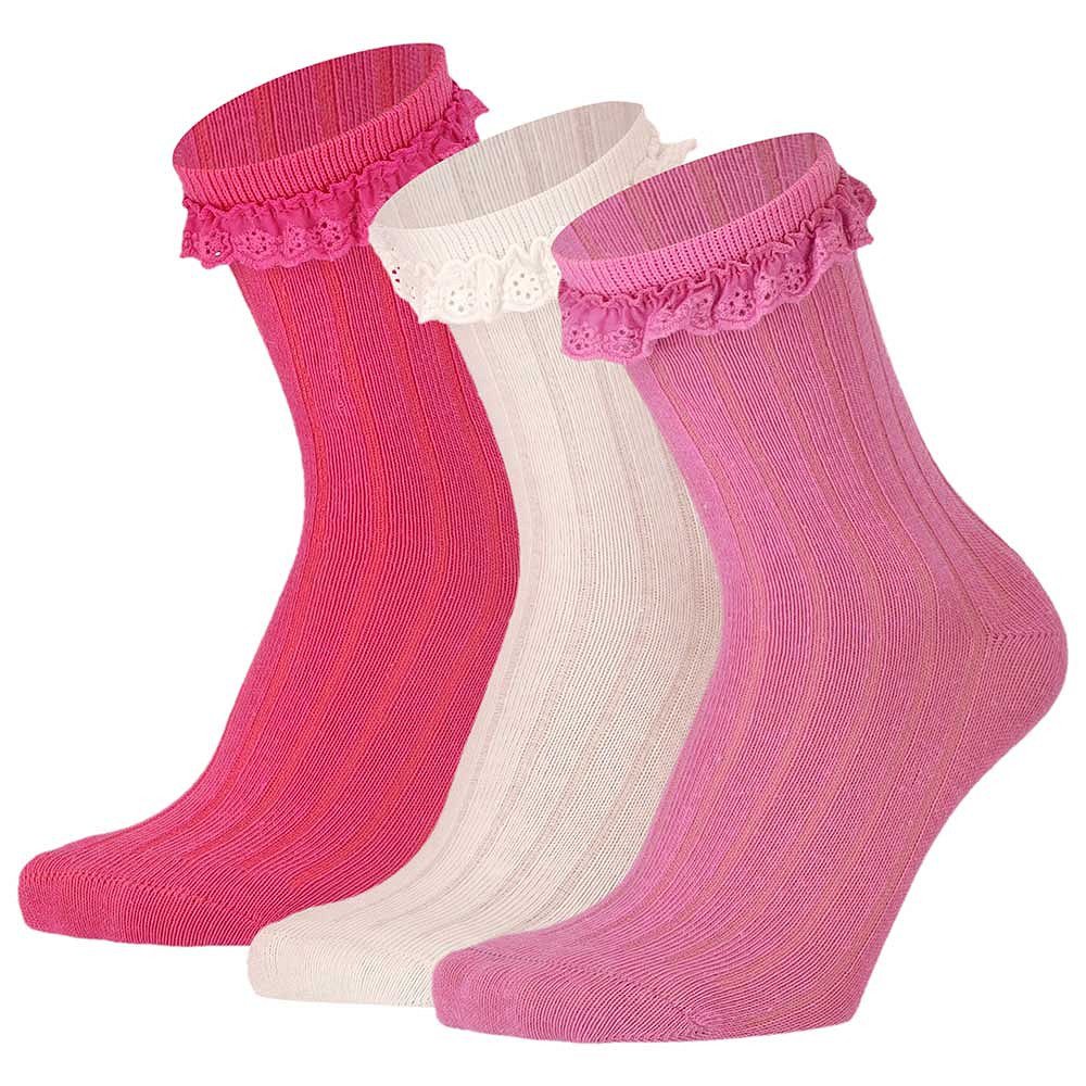 iN ControL 3pack de chaussettes RIB avec volant