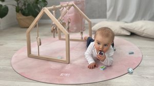 Natural rubber mat Prime Candy Cloud circle