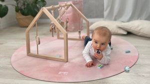Natural rubber mat Prime Candy Cloud circle