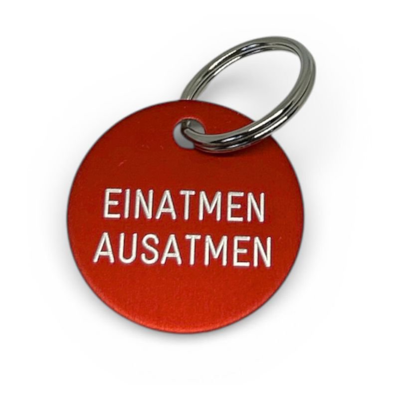 Keychain "'Inhale Exhale"