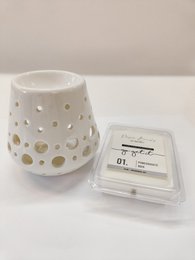 Brûleur d'arômes + fondants de cire 'Grenade Noire' - Cire - brûleur à huile