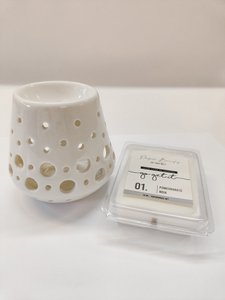 Aroma burner + wax melts 'Pomegranate Noir' - Wax - oil burner