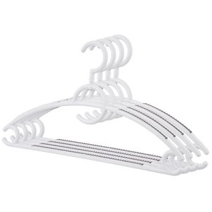 Coat Hanger Wit Roterende Anti -slip 4 PCS