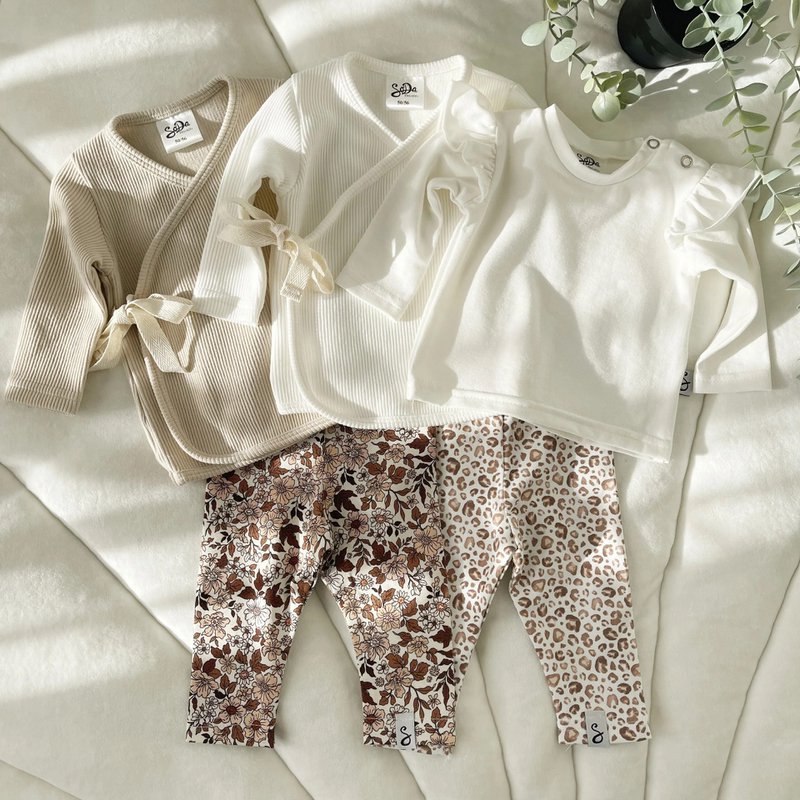 Legging Vintage Flowers Cacao