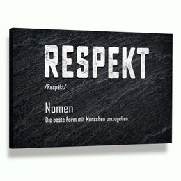 Definition af respekt - Aluminium Dibond Image
