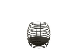 Braciere J-Line Round Rinds - ferro - nero - M