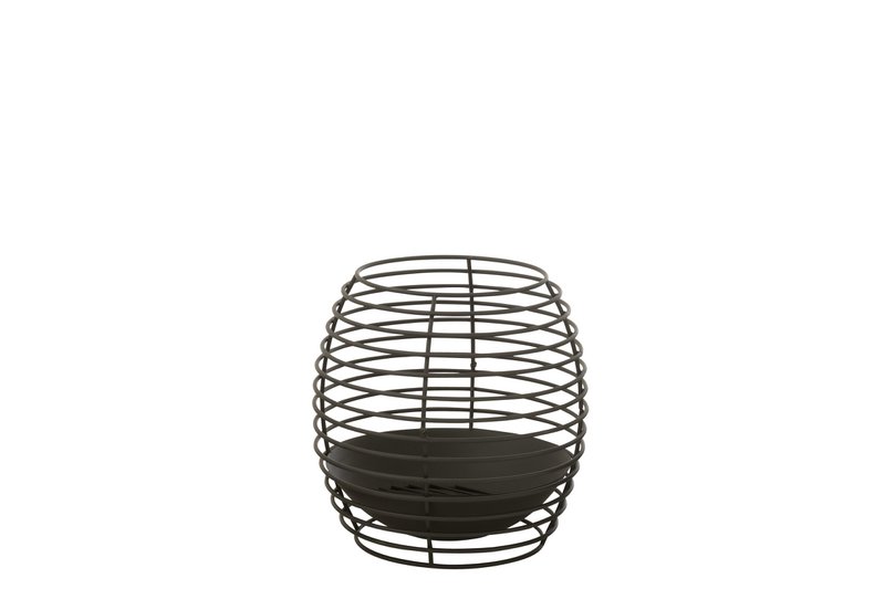 Braciere J-Line Round Rinds - ferro - nero - M